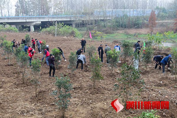 潢川县扎实开展冬季义务植树活动