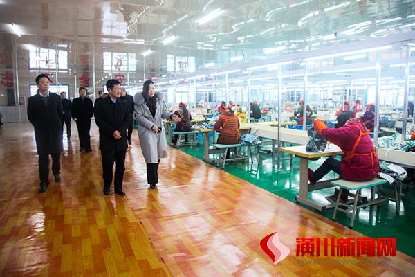 县领导新春慰问工业企业